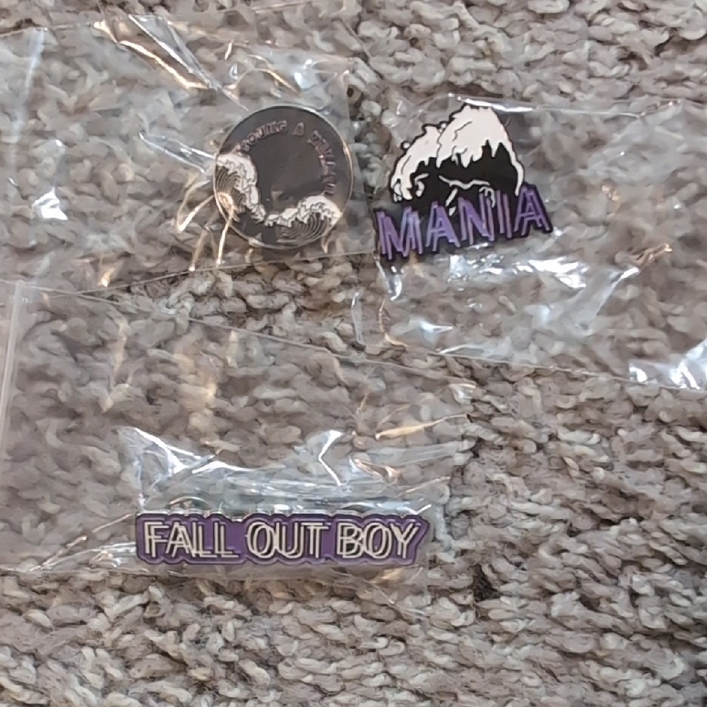 Fall Out Boy Mania Pins